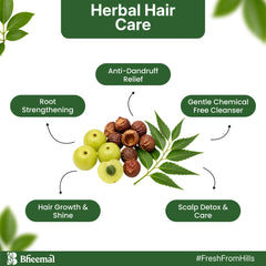 Himalayan Bheemal Shampoo - 200ml (Pack of 3)| Natural Hair Care