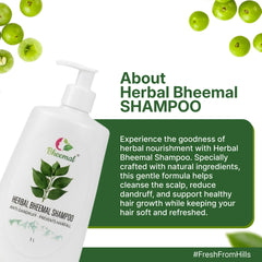 Himalayan Bheemal Shampoo - 1L Pack Of 2 | Natural Hair Care