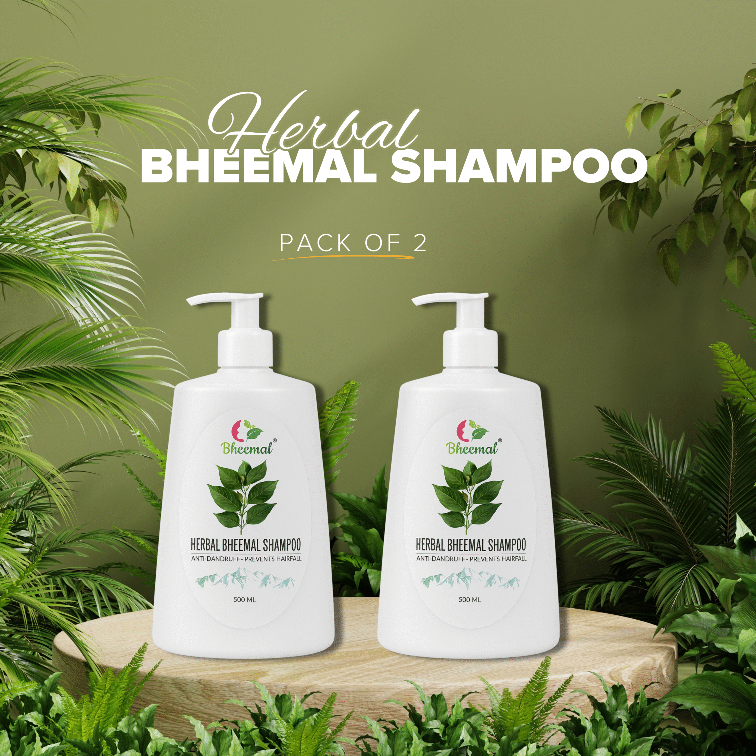 herbal bheemal shampoo (combo)