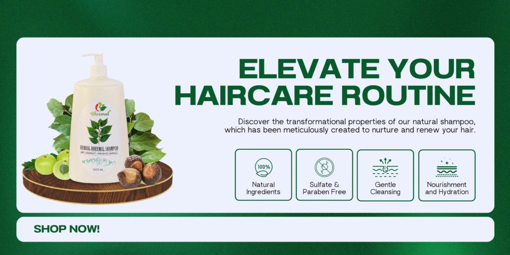 green bold rounded shampoo product advertisement landscape banner